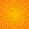 Abstract Retro Rays Orange Background, Digital graphic