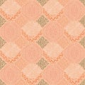 Abstract retro seamless pattern. vintage ornament endless background. Vector flat illustration Royalty Free Stock Photo