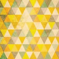 Abstract retro triangle background