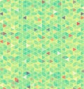 Abstract Retro Triangles Background Illustration