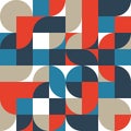 Abstract retro vintage geometric shape pattern background