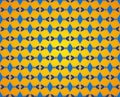 Abstract rhombic pattern
