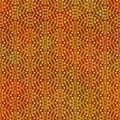 Abstract rings round motif geometric background Vintage red brown orange rust decoration Textile print, web page fill. Vector Royalty Free Stock Photo
