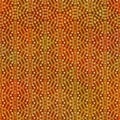 Abstract rings round motif geometric background Vintage red brown orange rust decoration Textile print, web page fill. Vector