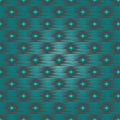 Abstract Ripple Diamond Seamless Pattern in Teal Tones Royalty Free Stock Photo
