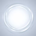 Abstract ripple liquid round frame. Royalty Free Stock Photo