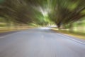 Abstract road with motion blur