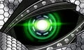 Abstract robot eye Royalty Free Stock Photo