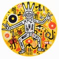 Abstract Robotic Artwork By Mca Gpk Djk: A Techno Shamanism Collaboration