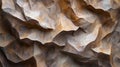 Abstract rock formation featuring jagged, overlapping surfaces Royalty Free Stock Photo