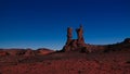 Abstract Rock formation at Tamezguida in Tassili nAjjer national park, Algeria Royalty Free Stock Photo