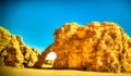 Abstract Rock formation at Tikoubaouine aka elephant in Tassili nAjjer national park, Algeria Royalty Free Stock Photo