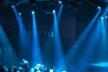 Rock Music Concert Stage Background, Show Concept Royalty Free Stock Photo