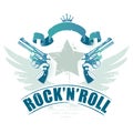 Abstract rock-n-roll image