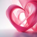 Abstract romantic pink heart design background
