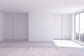 Abstract room with empty wall Royalty Free Stock Photo