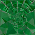 Abstract rotate geometric triangle background, triangulation effect paper in going green color for banner