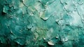 Abstract roughly plastered stone concrete wall, surface painted in dark turquoise color. Pattern color stucco background Royalty Free Stock Photo