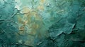 Abstract roughly plastered stone concrete wall, surface painted in dark turquoise color. Pattern color stucco background Royalty Free Stock Photo