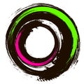 Abstract round design element. Frame for a text.Sp