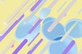 Abstract round hemisphere element background, 3d rendering Royalty Free Stock Photo