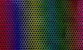 Perforated iron sheet rainbow color