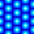 Abstract Round Rectangle Square Seamless Pattern Blue Royalty Free Stock Photo