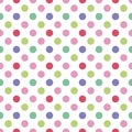 Abstract polka dot round seamless pattern. Geometric background with circles. Royalty Free Stock Photo