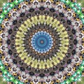 Abstract round trippy background for web or print element. Mandala, scarf, meditation, power, spirit, energy