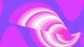 Abstract rounded twisted abstract space simple striped magical unusual purple texture of multi-colored lines and stripes