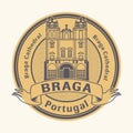 Braga, Portugal stamp