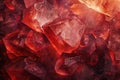 Abstract ruby stone illustration, red rock background, texture Royalty Free Stock Photo