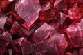 Abstract ruby stone illustration, red rock background, texture Royalty Free Stock Photo