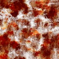 Abstract rusty background. brown, orange and whiteblurred spots