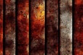Abstract rusty metal texture background with wet atmospheric influences. Weathered metallic seamless pattern with