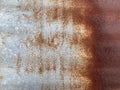 Abstract rusty zinc wall as art background Royalty Free Stock Photo