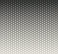 Abstract sacred geometry black and white gradient flower of life halftone pattern Royalty Free Stock Photo