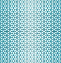Abstract sacred geometry blue grid halftone cubes pattern