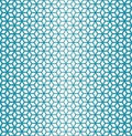 Abstract sacred geometry blue grid halftone cubes pattern