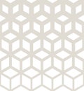 Abstract sacred geometry gray grid halftone cubes pattern