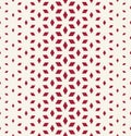 Abstract sacred geometry red grid halftone cubes pattern