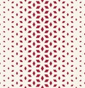 Abstract sacred geometry red grid halftone cubes pattern