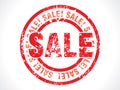 Abstract sale grunge tag Royalty Free Stock Photo