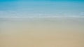 Abstract sand of beach and soft ocean wave background Royalty Free Stock Photo
