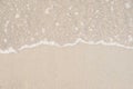 Abstract sand of beach and soft wave background Royalty Free Stock Photo