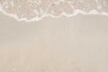 Abstract sand of beach and soft wave background Royalty Free Stock Photo