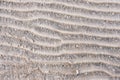 Abstract sandy texture with river ripples Royalty Free Stock Photo