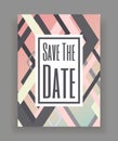 Abstract save the date card Royalty Free Stock Photo