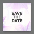 Abstract save the date card Royalty Free Stock Photo