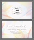 Abstract save the date card Royalty Free Stock Photo
